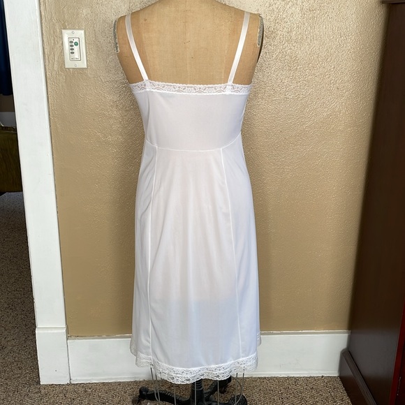 Vintage Sears The Doesnt Slip white slip, size tall 36 - Picture 3 of 10
